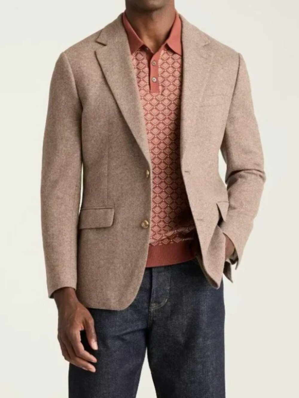 Bonobos Jetsetter Italian Knit Blazer Size 44R US L